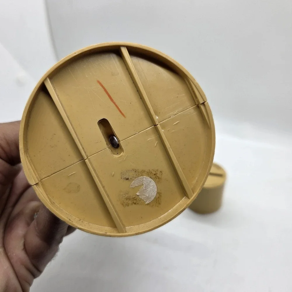 VTG Mr. Peanut Planters Nut Plastic Coin‎ Bank Tan Top Hat Cane Promo 8.5